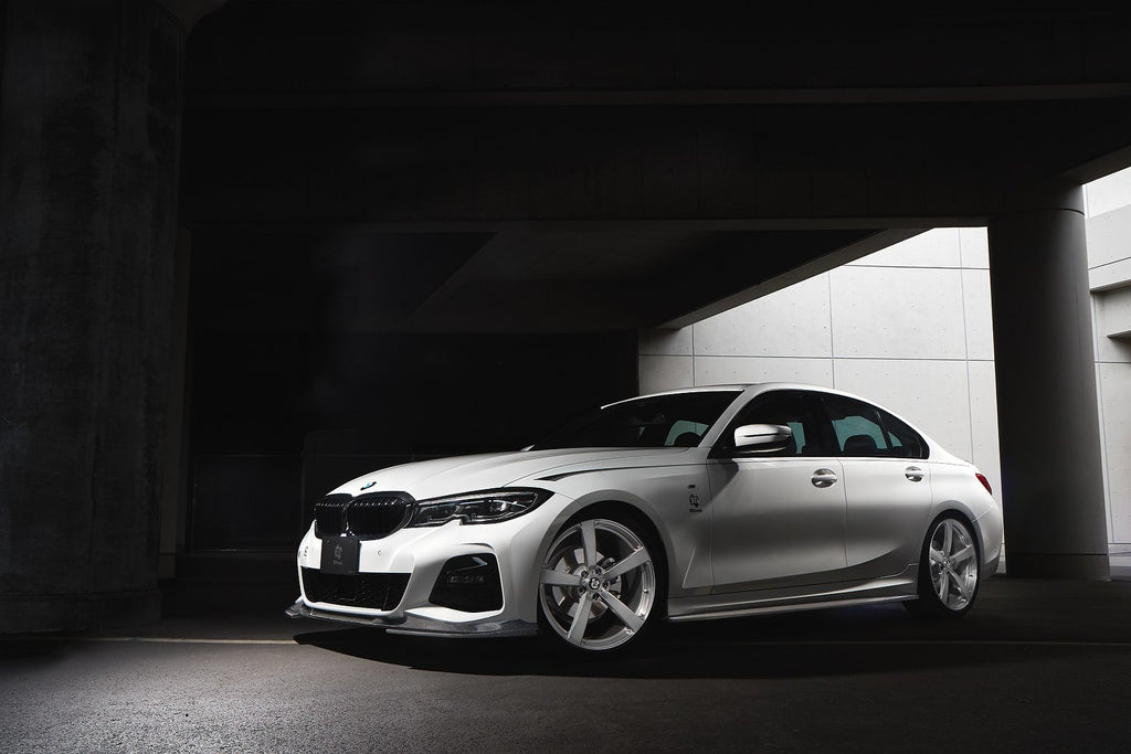 3D Design G20 / G21 3-Series M-Sport Carbon Under Splitter Set-Exterior-Silicon Valley Bimmer