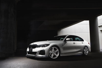 3D Design G20 / G21 3-Series M-Sport Carbon Under Splitter Set-Exterior-Silicon Valley Bimmer