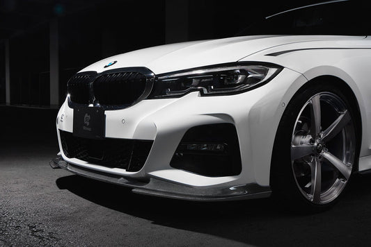 3D Design G20 / G21 3-Series M-Sport Carbon Under Splitter Set-Exterior-Silicon Valley Bimmer