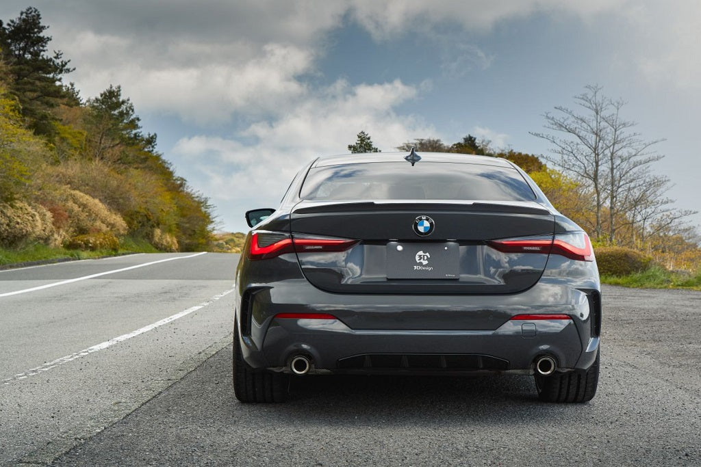 3D Design G22 4-Series Carbon Trunk Spoiler-Exterior-Silicon Valley Bimmer