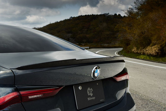 3D Design G22 4-Series Carbon Trunk Spoiler-Exterior-Silicon Valley Bimmer
