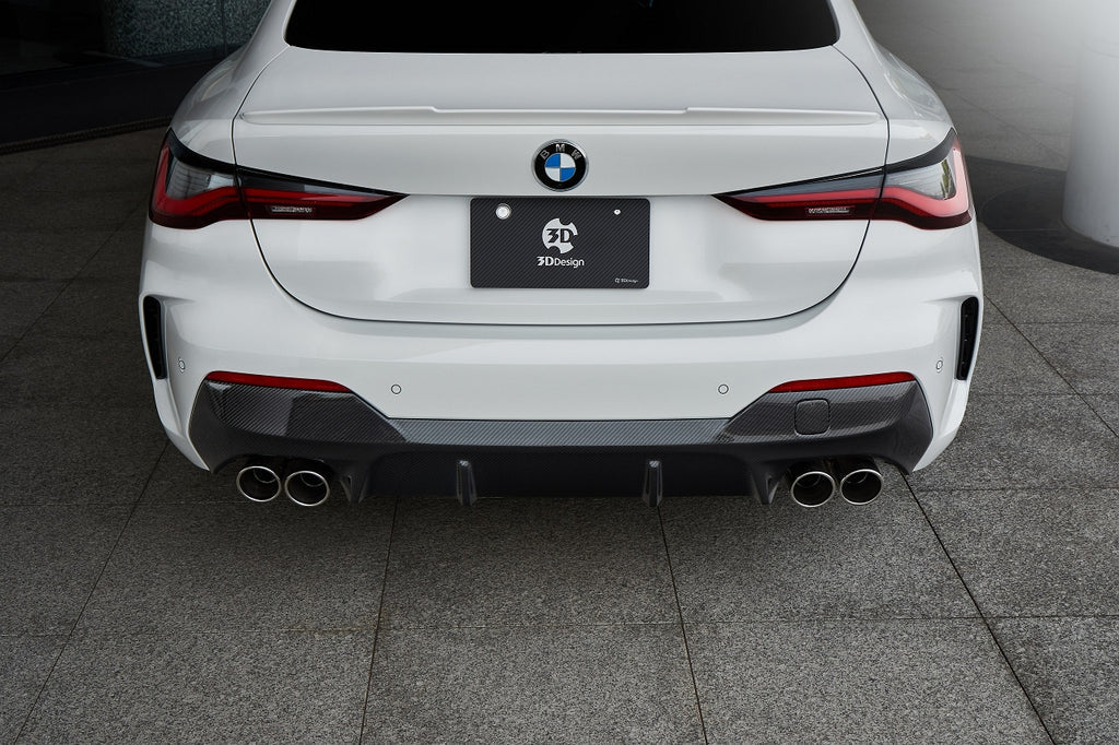 3D Design G22 / G23 4-Series M-Sport Carbon Rear Diffuser-Exterior-Silicon Valley Bimmer