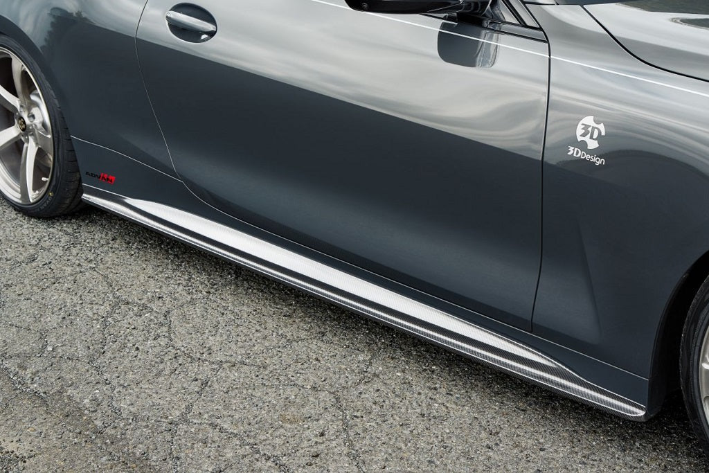 3D Design G22 / G23 4-Series M-Sport Carbon Side Skirt Set-Exterior-Silicon Valley Bimmer