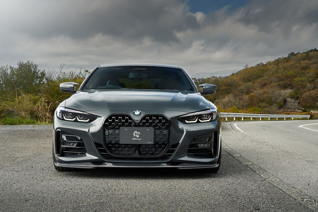 3D Design G22 / G23 4-Series M-Sport Carbon Under Splitter Set-Exterior-Silicon Valley Bimmer