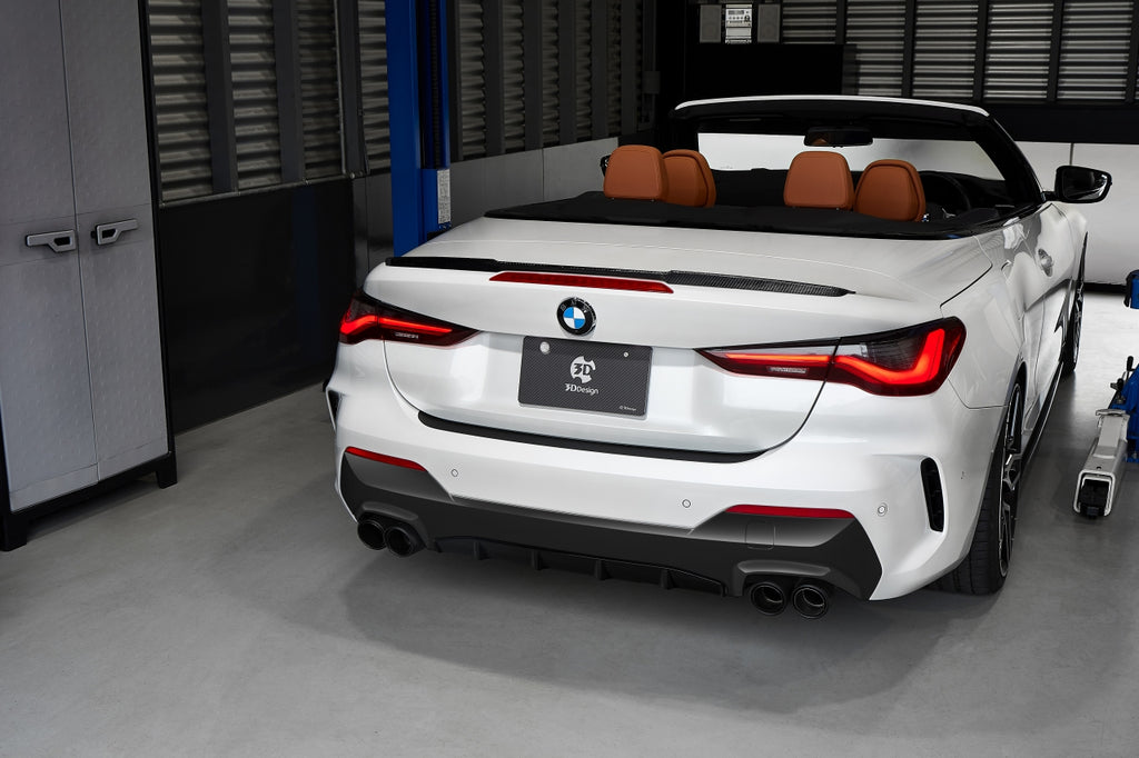 3D Design G23 4-Series Convertible Carbon Trunk Spoiler-Exterior-Silicon Valley Bimmer