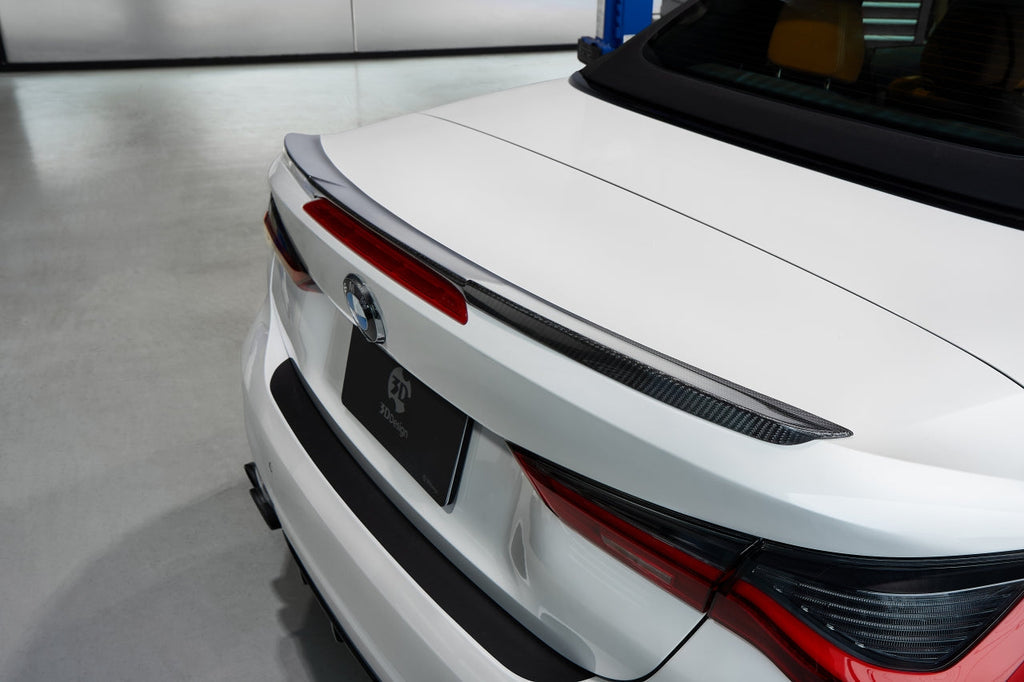 3D Design G83 M4 Convertible Carbon Trunk Spoiler-Exterior-Silicon Valley Bimmer