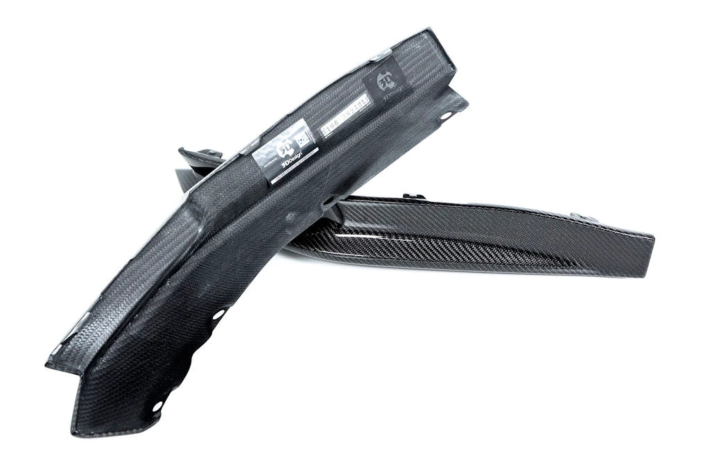 3D Design G8X M3 / M4 Carbon Rear Side Extension Set-Exterior-Silicon Valley Bimmer