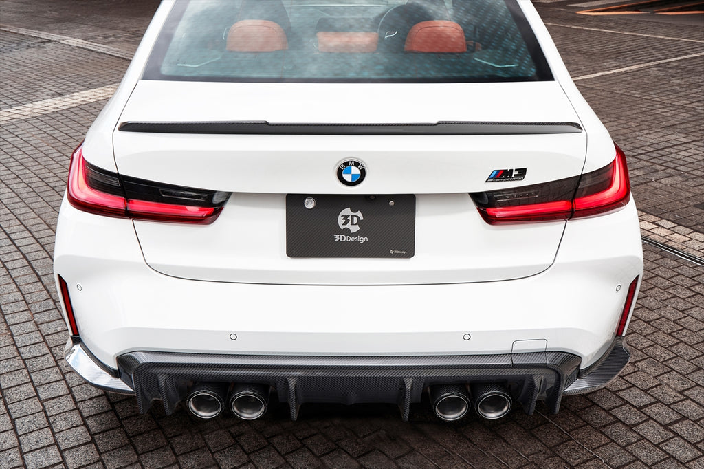 3D Design G8X M3 / M4 Carbon Rear Trunk Spoiler-Exterior-Silicon Valley Bimmer