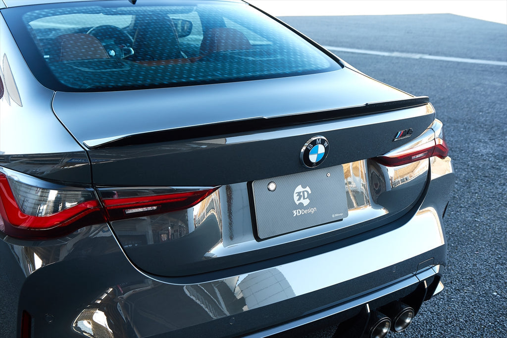 3D Design G8X M3 / M4 Gloss Black Rear Trunk Spoiler-Exterior-Silicon Valley Bimmer