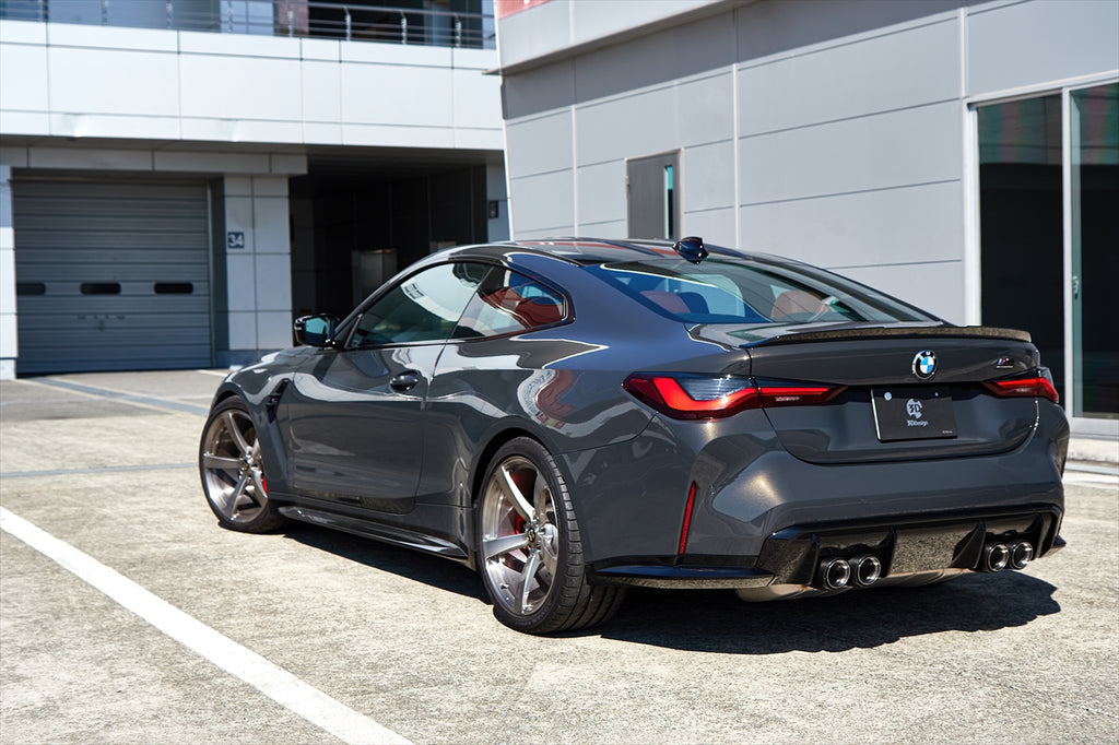 3D Design G8X M3 / M4 Gloss Black Rear Trunk Spoiler-Exterior-Silicon Valley Bimmer