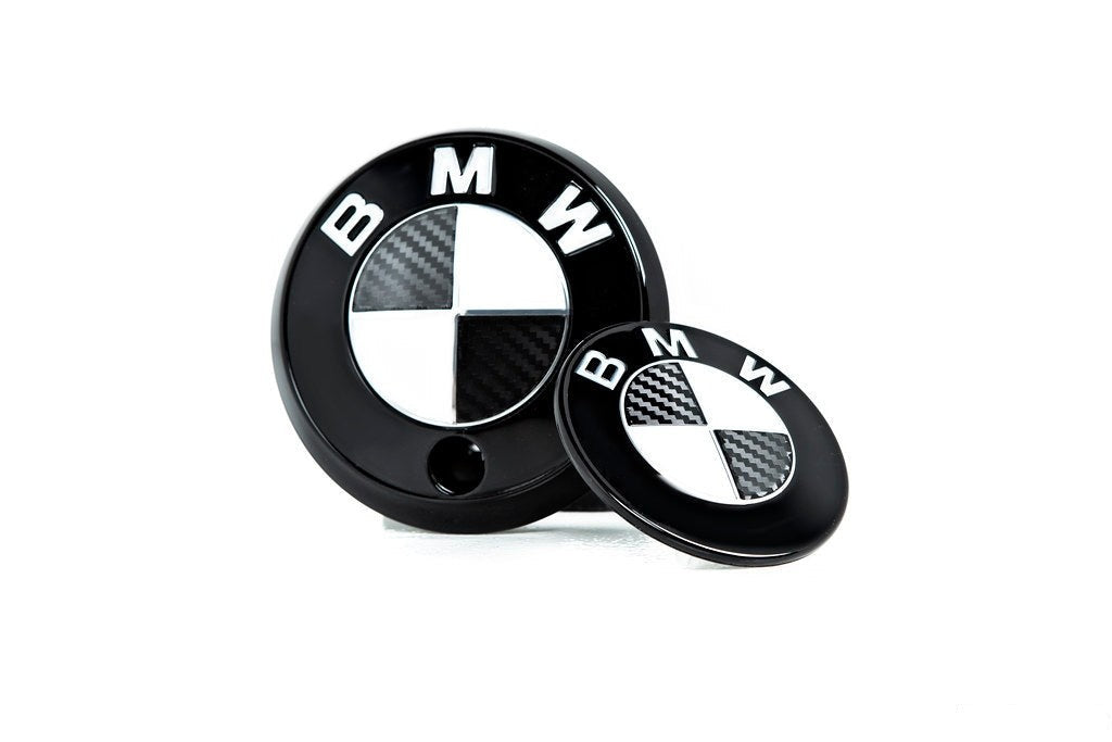 IND Carbon BMW Roundel Set