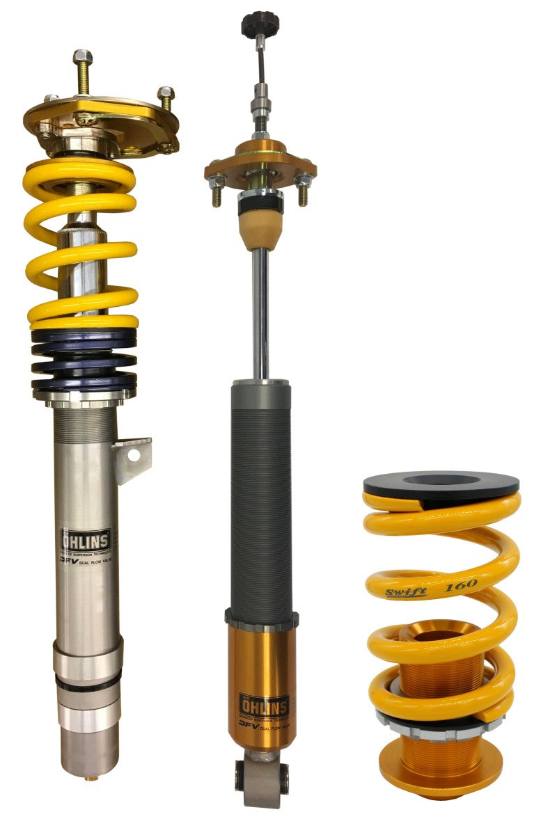 Ohlins E46 M3 DEDICATED Track-ready, pre-tuned monotube packages.