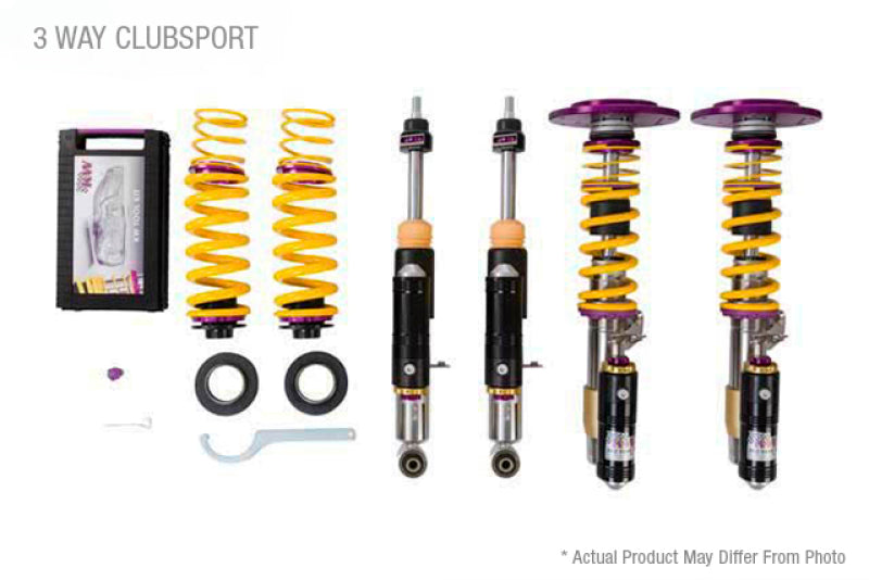 KW Suspension Clubsport - 3 Way Porsche 911 (996) GT3 RS