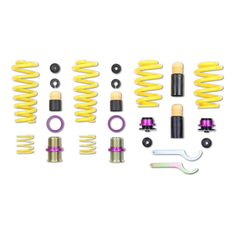 KW Suspension Height Adjustable Spring Kit Porsche 911 (991.2) Turbo, Turbo S; without + with PDCC