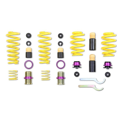 KW Suspension Height Adjustable Spring Kit Porsche 911 (991.2) Turbo, Turbo S; without + with PDCC