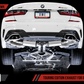 AWE Tuning 2019+ BMW M340i (G20) Resonated Touring Edition Exhaust (Use OE Tips)