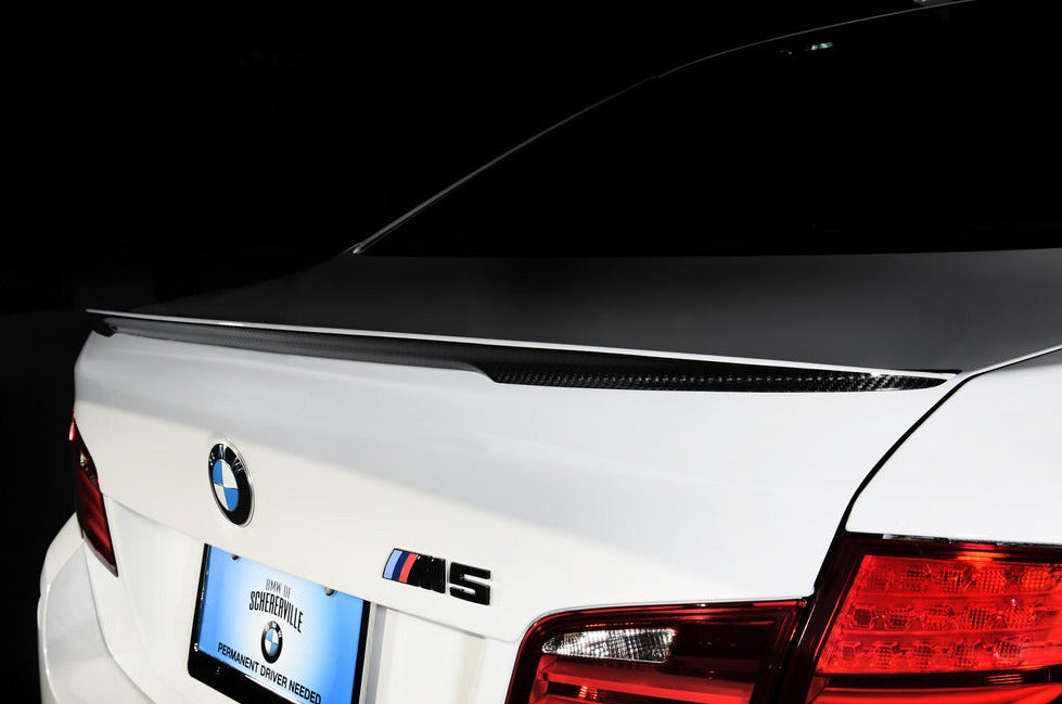 BMW M Performance F10 5-Series / M5 Carbon Trunk Spoiler – Silicon