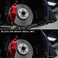 Toyota GR Supra 2020+ (A90) Blackline Performance Brake Caliper Decal Set - White