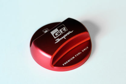 Toyota GR Supra 2020+ (A90) Blackline Performance Edition Red Billet Fuel Cap Cover