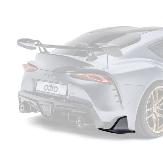 ADRO A90 Supra Carbon Rear Bumper Winglet Set-Exterior-Silicon Valley Bimmer