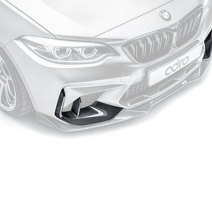 ADRO F87 M2 Competition Carbon Front Bumper Air Duct Cover Set-Exterior-Silicon Valley Bimmer