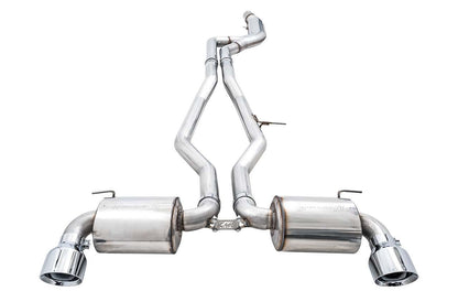 AWE 2020 Toyota Supra A90 Non-Resonated Touring Edition Exhaust - 5in Chrome Silver Tips-Exhaust-Silicon Valley Bimmer