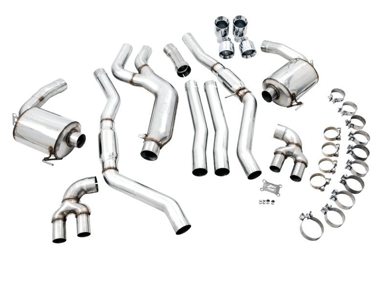 AWE Tuning 2019+ BMW M340i (G20) Resonated Touring Edition Exhaust (Use OE Tips)-Exhaust-Silicon Valley Bimmer