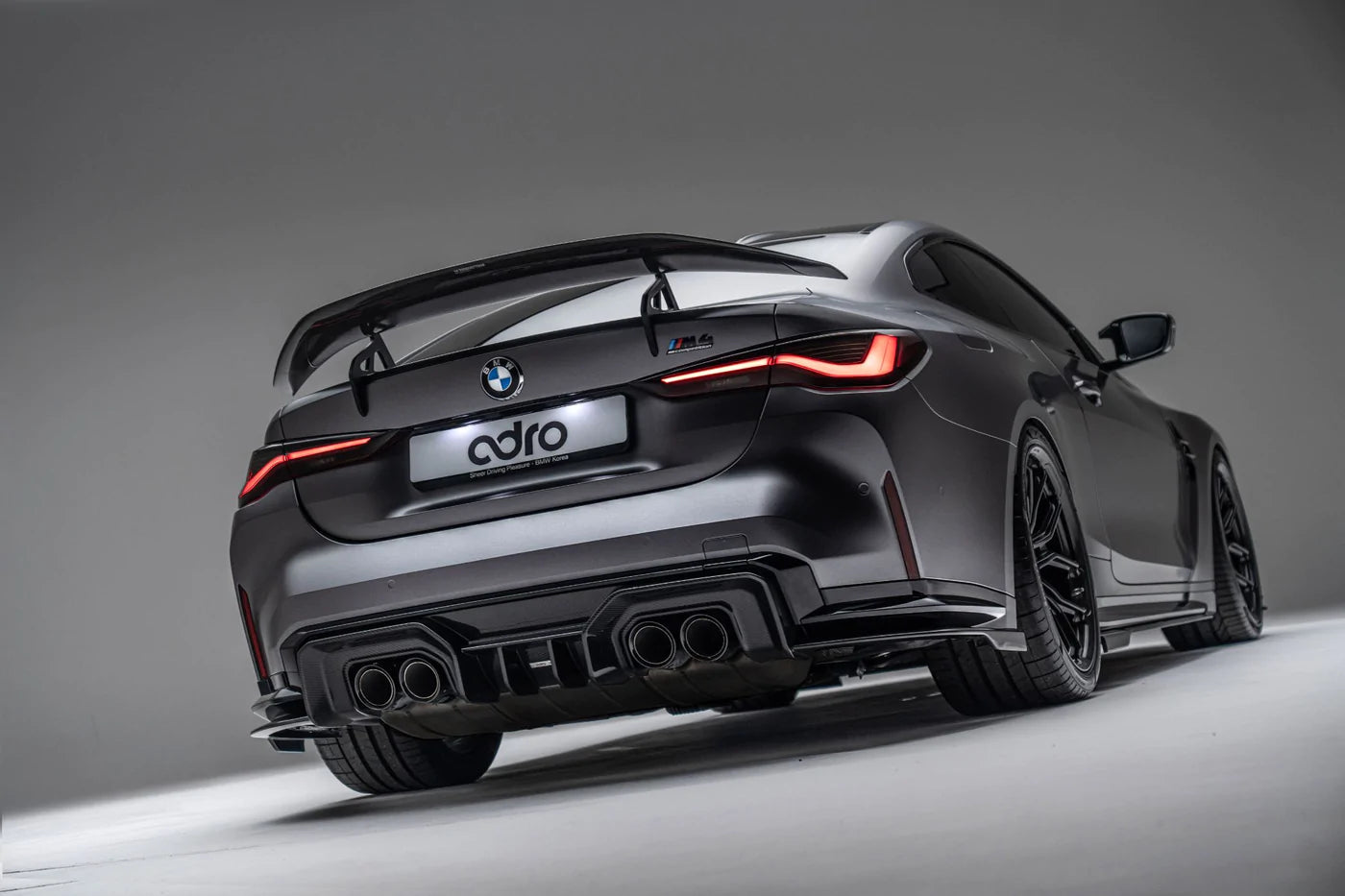 Adro BMW G82 M4 Swan Neck Wing-Exterior-Silicon Valley Bimmer