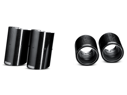 Akrapovic 07-13 BMW M3 (E90/E92/E93) Tail Pipe Set (Carbon)-Exhaust-Silicon Valley Bimmer