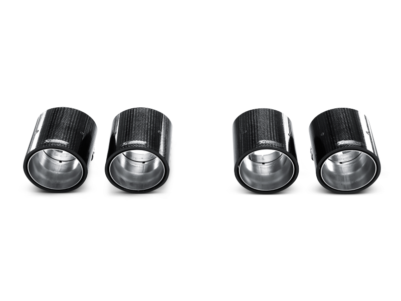 Akrapovic 11-12 BMW 1 Series M Coupe (E82) Tail Pipe Set (Carbon)-Exhaust-Silicon Valley Bimmer
