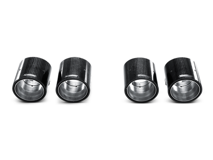 Akrapovic 11-12 BMW 1 Series M Coupe (E82) Tail Pipe Set (Carbon)-Exhaust-Silicon Valley Bimmer