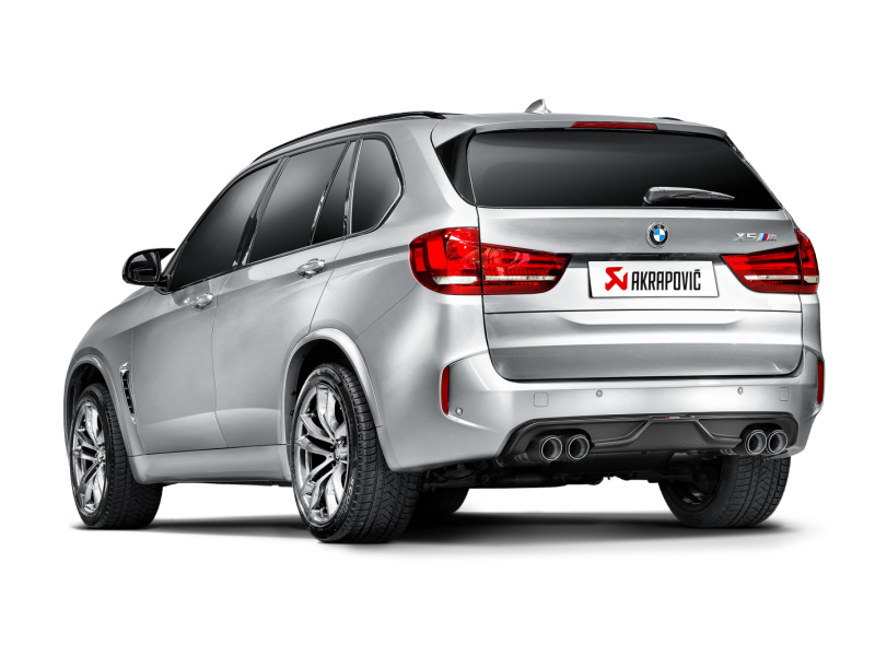 Akrapovic 15-17 BMW X5M (F85) Evolution Line Cat Back (Titanium) w/ Carbon Tips-Exhaust-Silicon Valley Bimmer