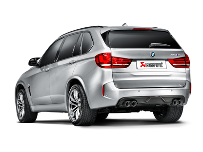 Akrapovic 15-17 BMW X5M (F85) Evolution Line Cat Back (Titanium) w/ Carbon Tips-Exhaust-Silicon Valley Bimmer