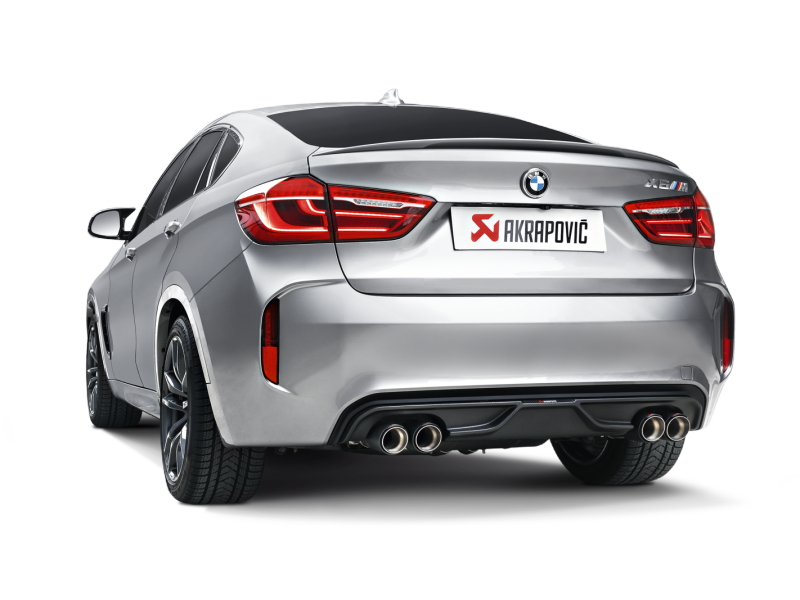 Akrapovic 15-17 BMW X5M (F85) Evolution Line Cat Back (Titanium) w/ Carbon Tips-Exhaust-Silicon Valley Bimmer