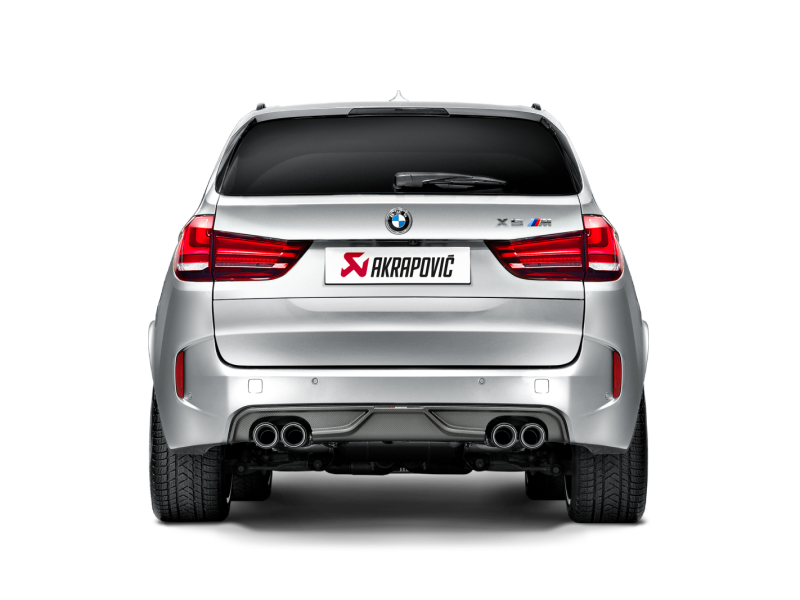 Akrapovic 15-17 BMW X5M (F85) Evolution Line Cat Back (Titanium) w/ Carbon Tips-Exhaust-Silicon Valley Bimmer