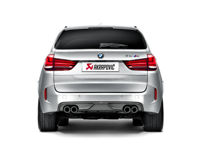 Akrapovic 15-17 BMW X5M (F85) Evolution Line Cat Back (Titanium) w/ Carbon Tips-Exhaust-Silicon Valley Bimmer