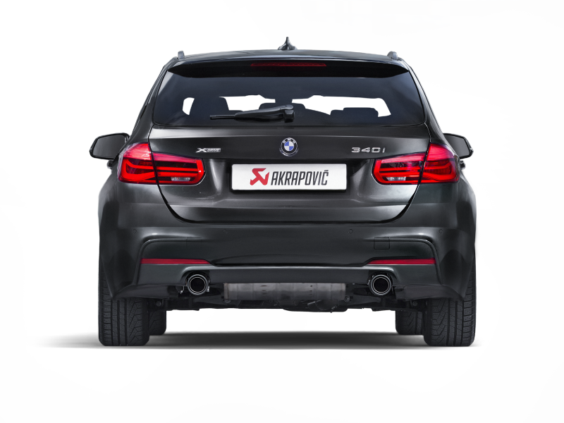 Akrapovic 16-17 BMW 340i (F30 F31) Evolution Line Cat Back (SS) w/ Carbon Tips (Req. Link Pipe)-Exhaust-Silicon Valley Bimmer