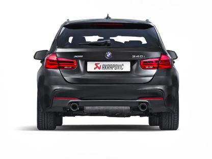 Akrapovic 16-17 BMW 340i (F30 F31) Evolution Line Cat Back (SS) w/ Carbon Tips (Req. Link Pipe)-Exhaust-Silicon Valley Bimmer