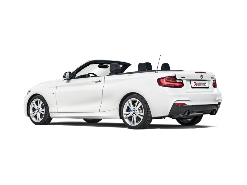 Akrapovic 16-17 BMW M240i (F22 F23) Evolution Line Cat Back (SS) w/ Carbon Tips (Req. Link Pipe)-Exhaust-Silicon Valley Bimmer