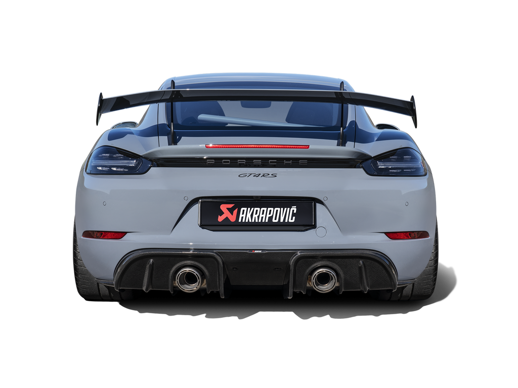Akrapovic 718 Cayman GT4 RS (982) Carbon Rear Diffuser - Gloss-Exterior-Silicon Valley Bimmer