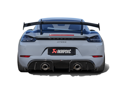 Akrapovic 718 Cayman GT4 RS (982) Carbon Rear Diffuser - Gloss-Exterior-Silicon Valley Bimmer