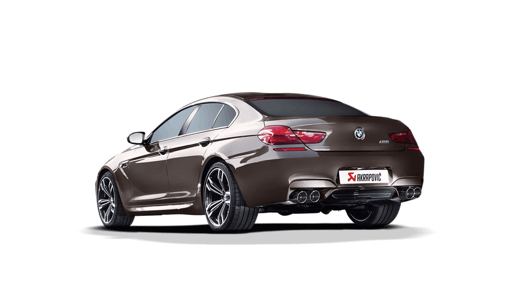 Akrapovic F06 M6 Evolution Exhaust System w/ Carbon Tail Pipe Set (Titanium)-Exhaust-Silicon Valley Bimmer