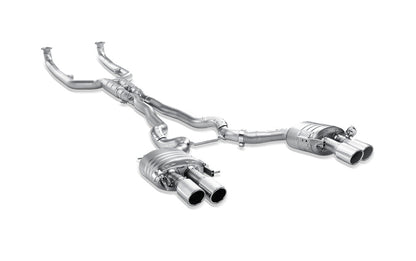 Akrapovic F06 M6 Evolution Exhaust System w/ Carbon Tail Pipe Set (Titanium)-Exhaust-Silicon Valley Bimmer