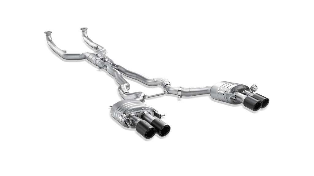 Akrapovic F10 M5 Evolution Exhaust System w/ Carbon Tail Pipe Set (Titanium)-Exhaust-Silicon Valley Bimmer