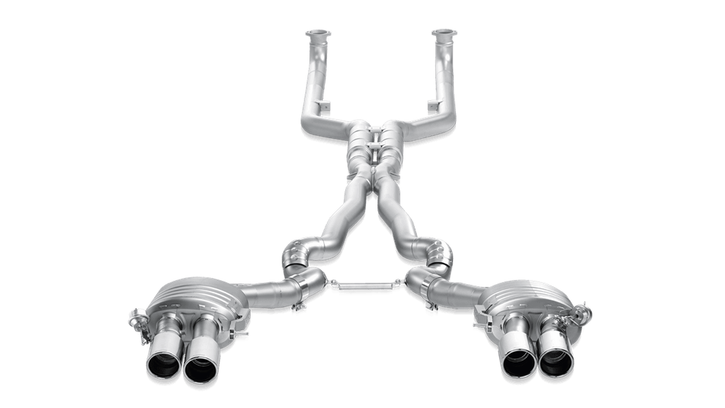 Akrapovic F10 M5 Evolution Exhaust System w/ Carbon Tail Pipe Set (Titanium)-Exhaust-Silicon Valley Bimmer
