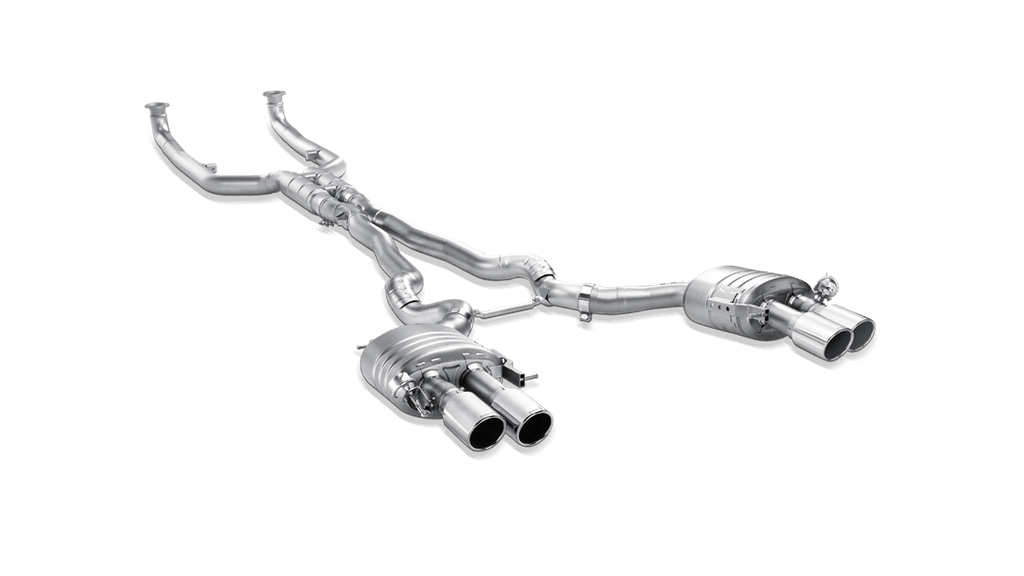 Akrapovic F10 M5 Evolution Exhaust System w/ Carbon Tail Pipe Set (Titanium)-Exhaust-Silicon Valley Bimmer