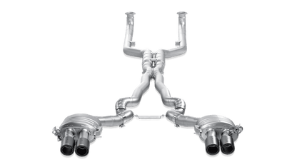 Akrapovic F12 / F13 M6 Evolution Exhaust System w/ Carbon Tail Pipe Set (Titanium)-Exhaust-Silicon Valley Bimmer