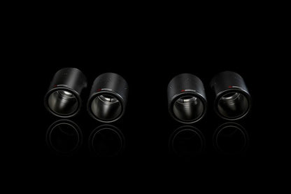 Akrapovic F12 / F13 M6 Evolution Exhaust System w/ Carbon Tail Pipe Set (Titanium)-Exhaust-Silicon Valley Bimmer