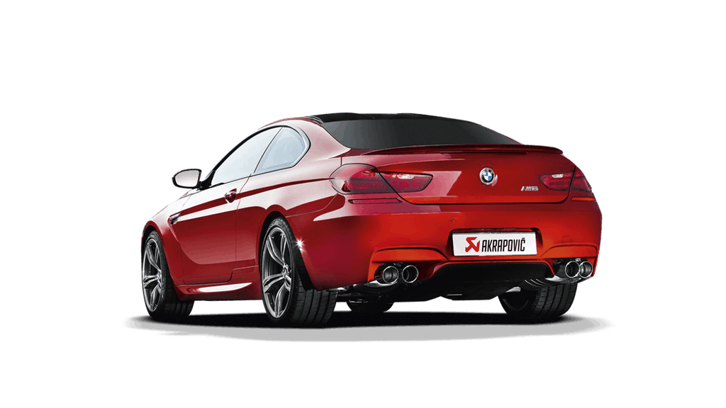 Akrapovic F12 / F13 M6 Evolution Exhaust System w/ Carbon Tail Pipe Set (Titanium)-Exhaust-Silicon Valley Bimmer