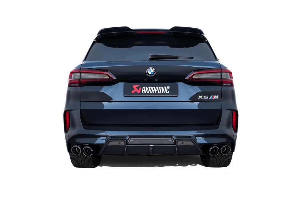 Akrapovic F95 X5M / F96 X6M Carbon Rear Diffuser - Gloss-Exterior-Silicon Valley Bimmer
